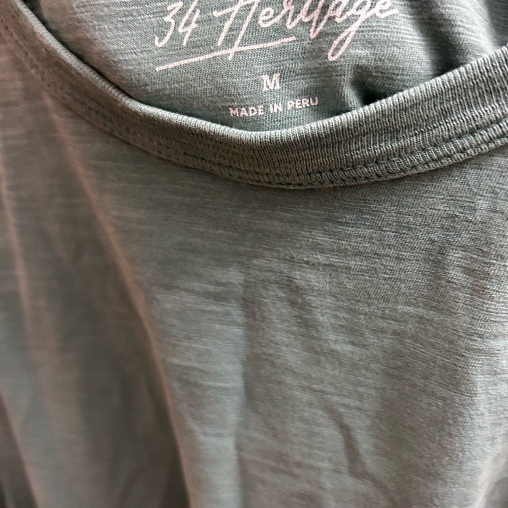 34 Heritage Men's Gray Short Sleeve Tee